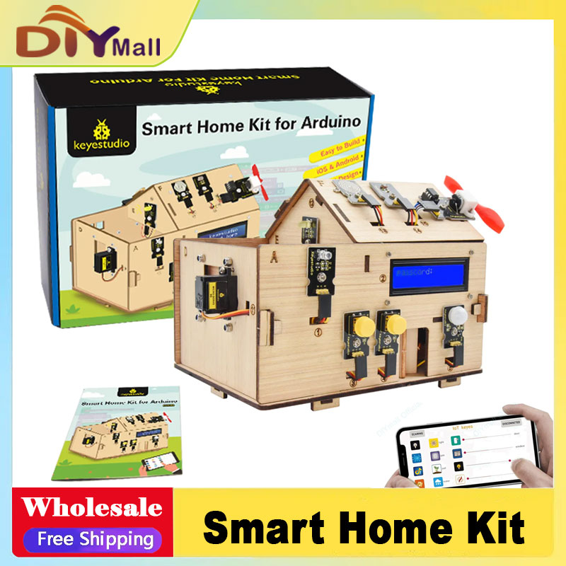 Smart Home Keyestudio - Keyestudio Smart IoT Home Kit مع