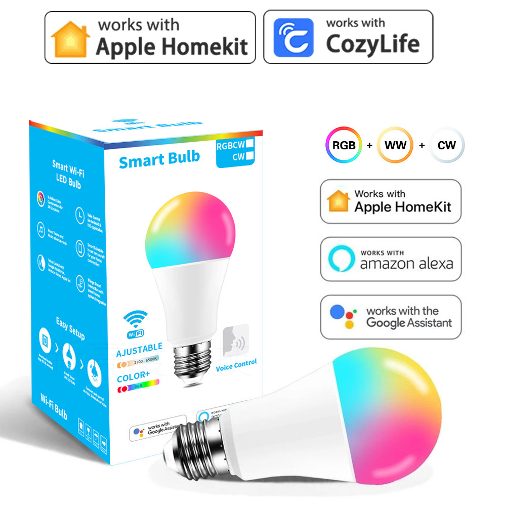 Alexa Compatible Bulb - طقم منزلي ذكي واي فاي مصباح