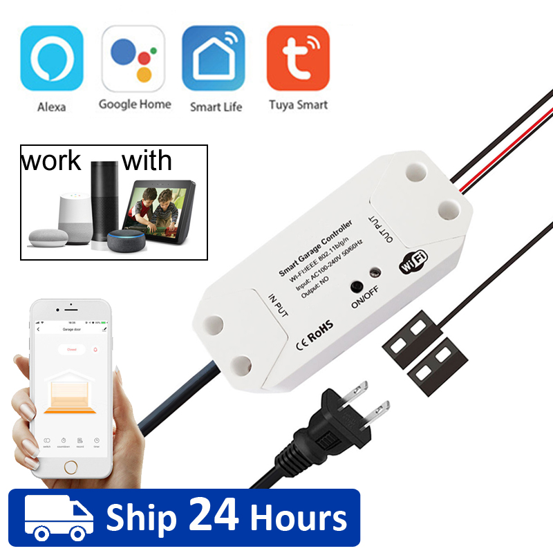 Smart Garage Door Opener - TUYA WIFI 2.4G الذكية فتحت باب