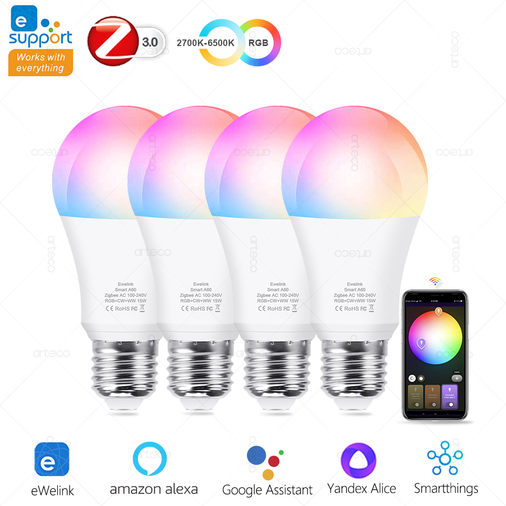 Alexa Compatible Bulb - 15 واط 18 واط E27 زيجبي