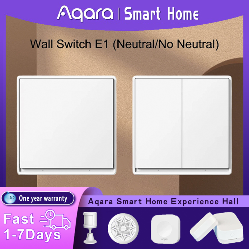 Smart Home Future - الأصلي Aqara الجدار التبديل E1 نسخة