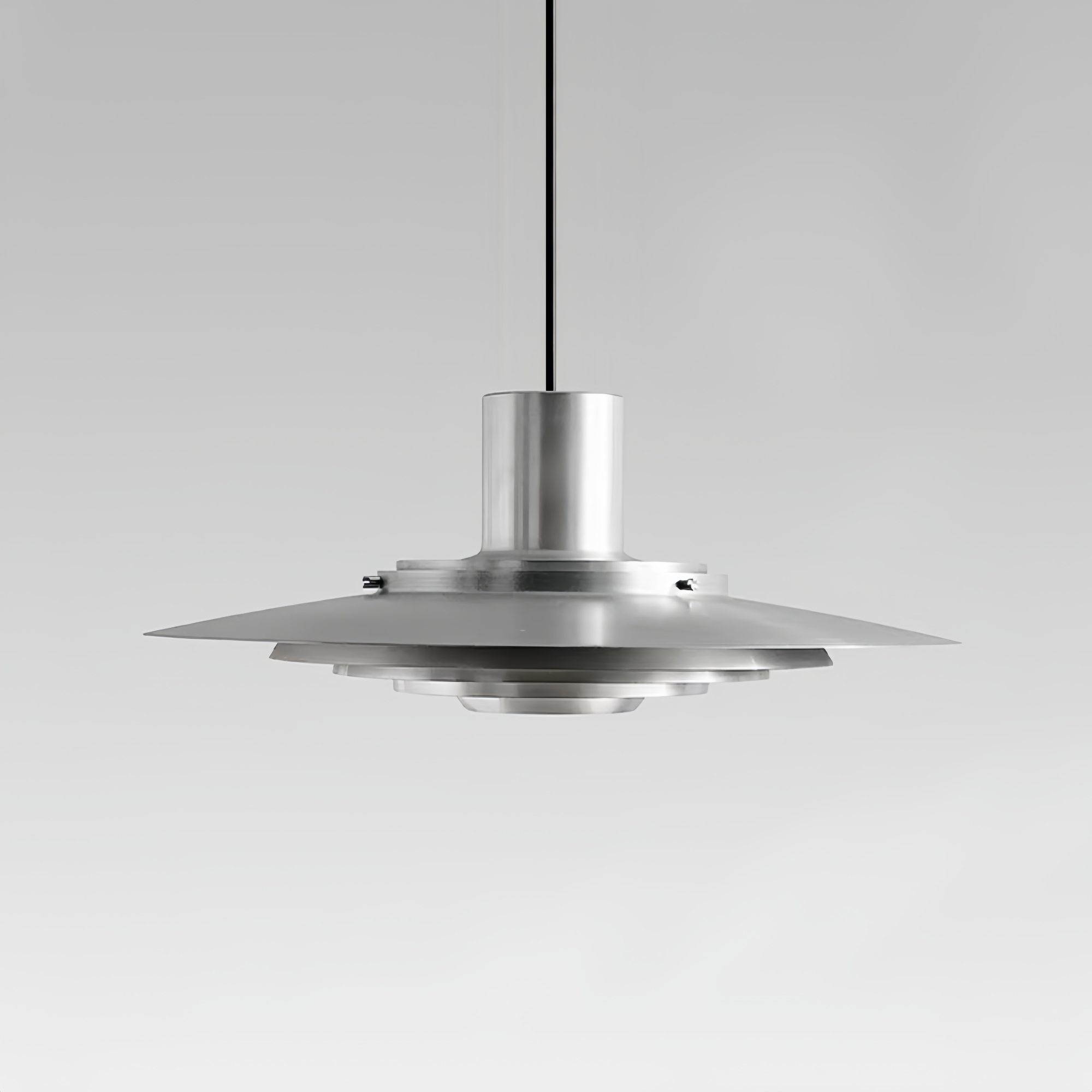 Voice Control Light Bulb - الحديثة الشمال المعادن UFO قلادة ضوء