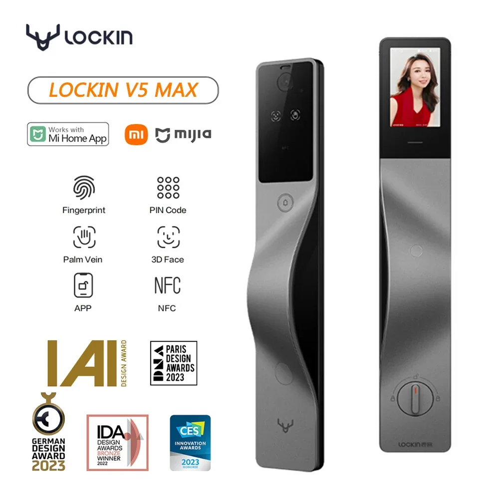 Smart Home Camera - قفل ذكي Lockin V5 Max بتقنية