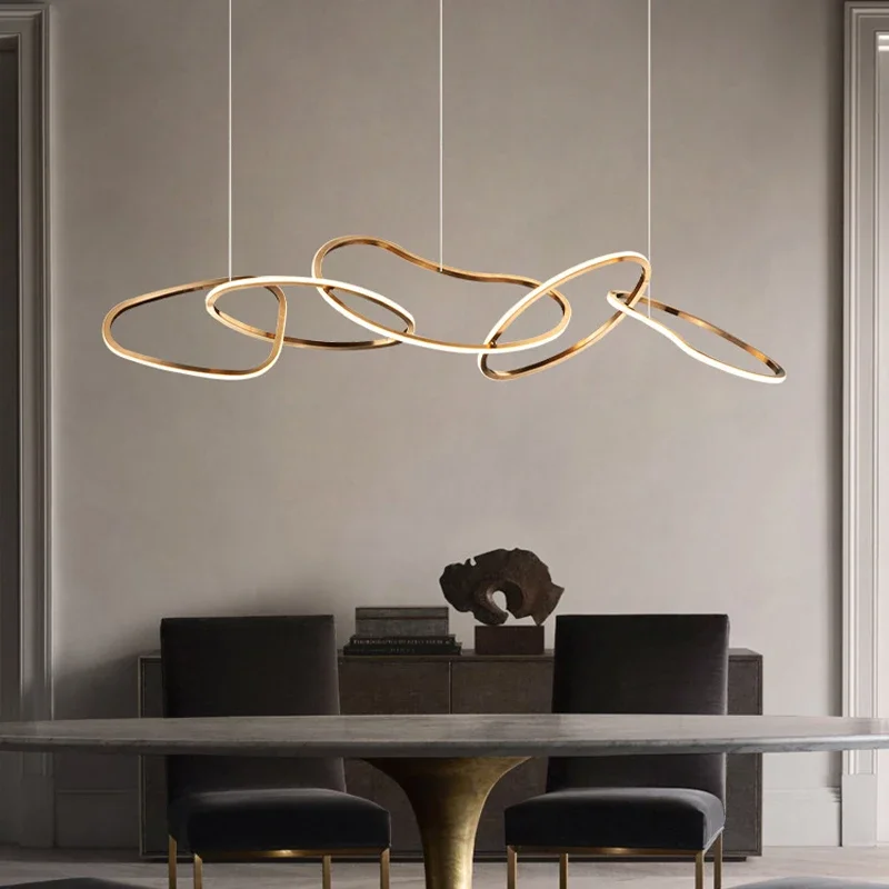 الحديثة LED دائرة قلادة أضواء  - مراجعة Voice Control Light Bulb وسعره