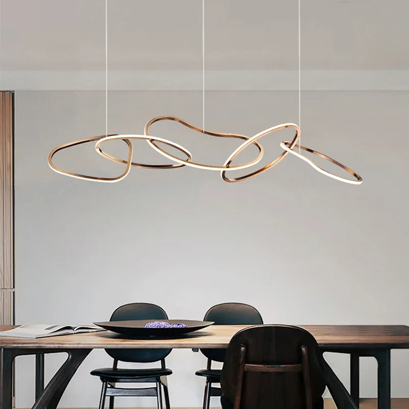 الحديثة LED دائرة قلادة أضواء  - مراجعة Voice Control Light Bulb وسعره