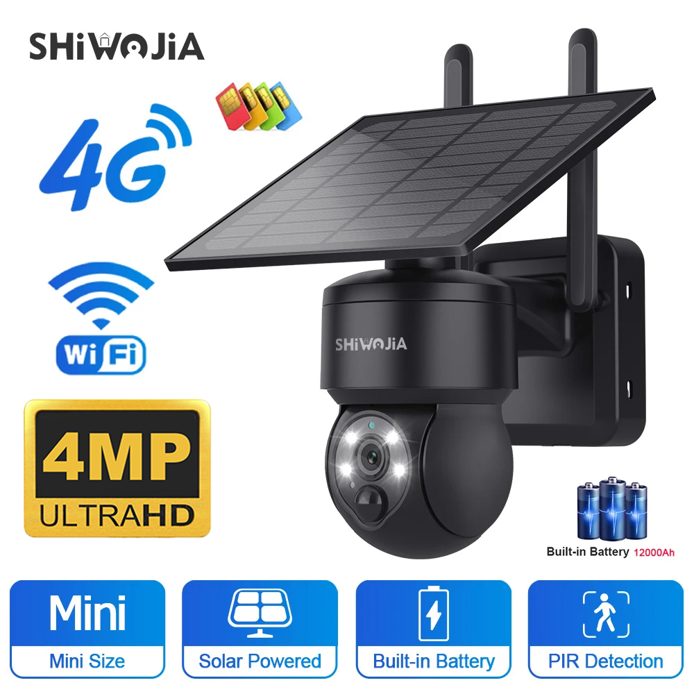 SHIWOJIA WIFI اللاسلكية PTZ كا - مراجعة Smart Home Outdoor Camera وسعره