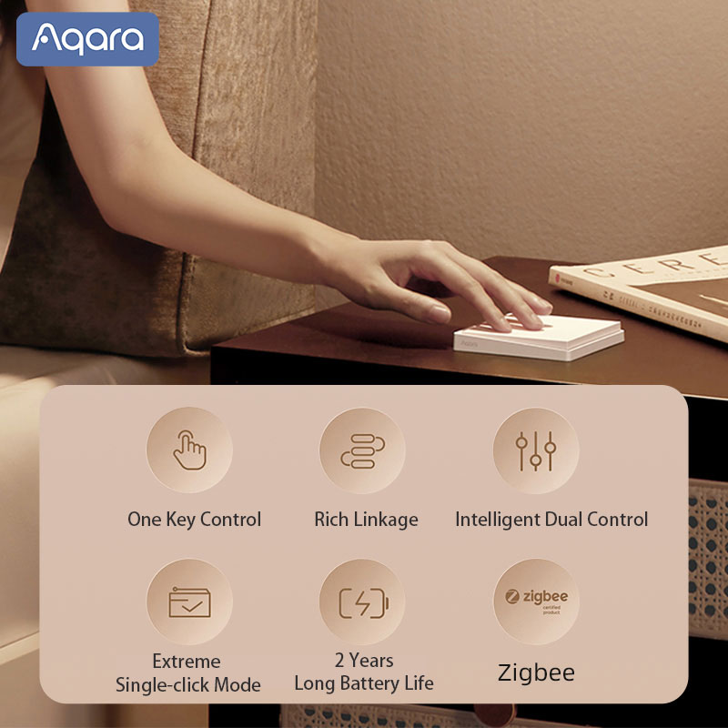 مفتاح حائط ذكي Aqara e1 ، zigb - مراجعة Smart Home Future وسعره