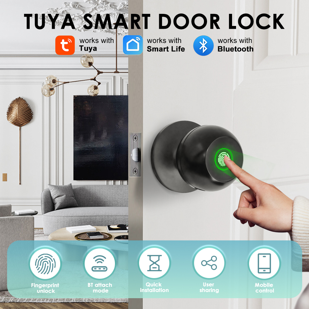 Tuya قفل الباب الإلكتروني الذك - مراجعة Smart Home Website وسعره