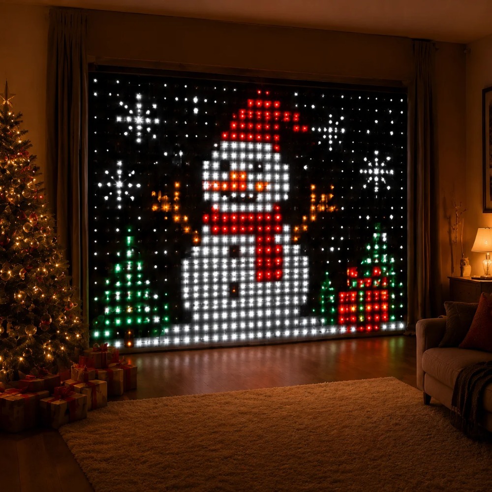ستائر إضاءة LED بكسل مع تحكم ع - مراجعة Smart Home Control وسعره