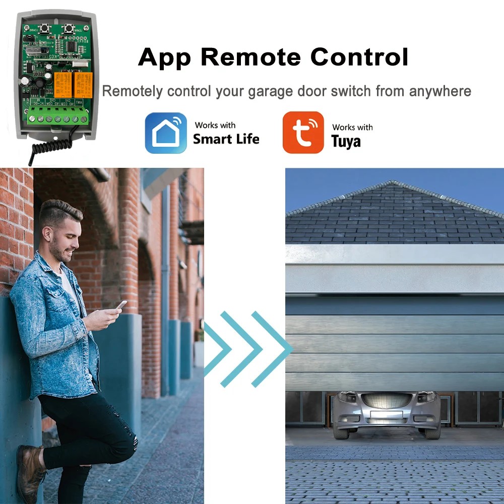 جهاز استقبال بباب مرآب جهاز تح - مراجعة Smart Garage Door Opener وسعره