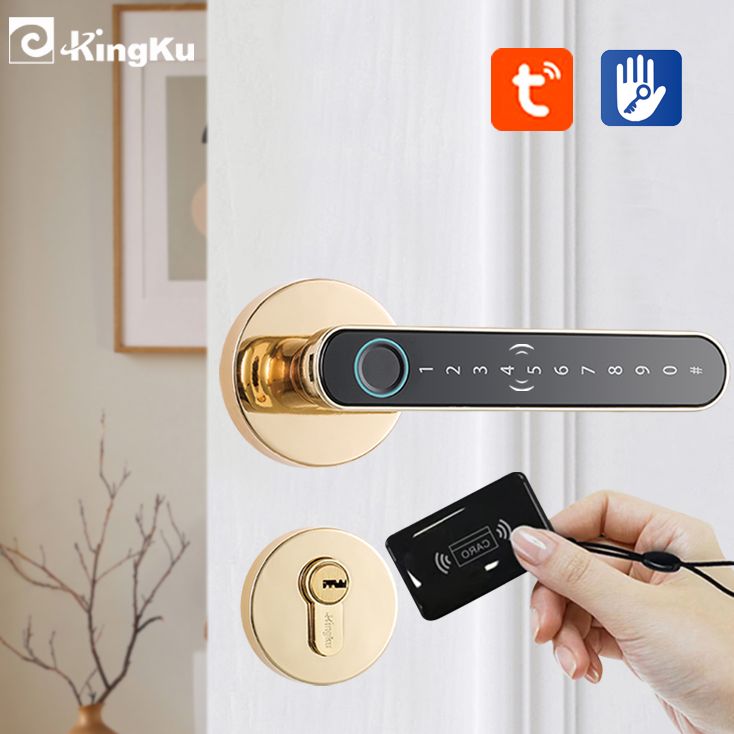مقبض قفل باب بصمة الذكية ، شقة - مراجعة Smart Home Keyestudio وسعره