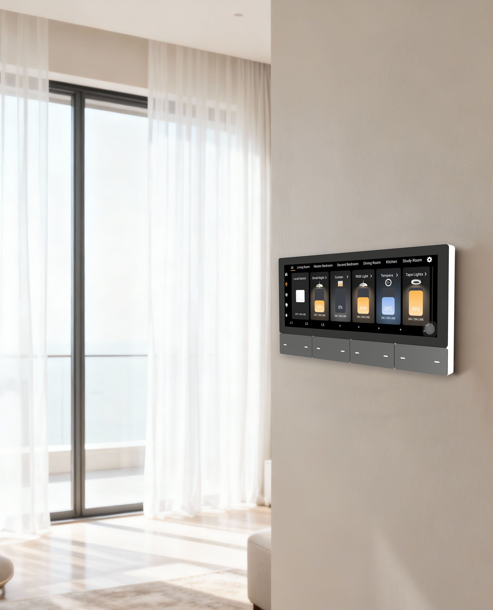 مشغل موسيقى ذكي F5 Tuya UK بشا - مراجعة Smart Home Control وسعره