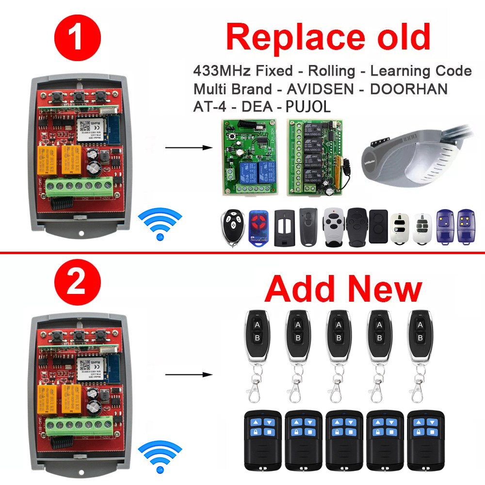جهاز استقبال ذكي بتقنية Tuya W - مراجعة Smart Garage Door Opener وسعره
