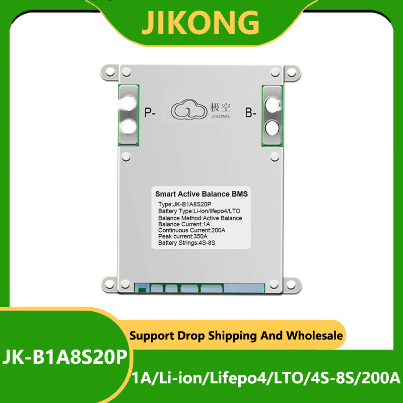 JK BMS JK-B1A8S20P 8S 200A الذ - مراجعة Smart Home Energy وسعره