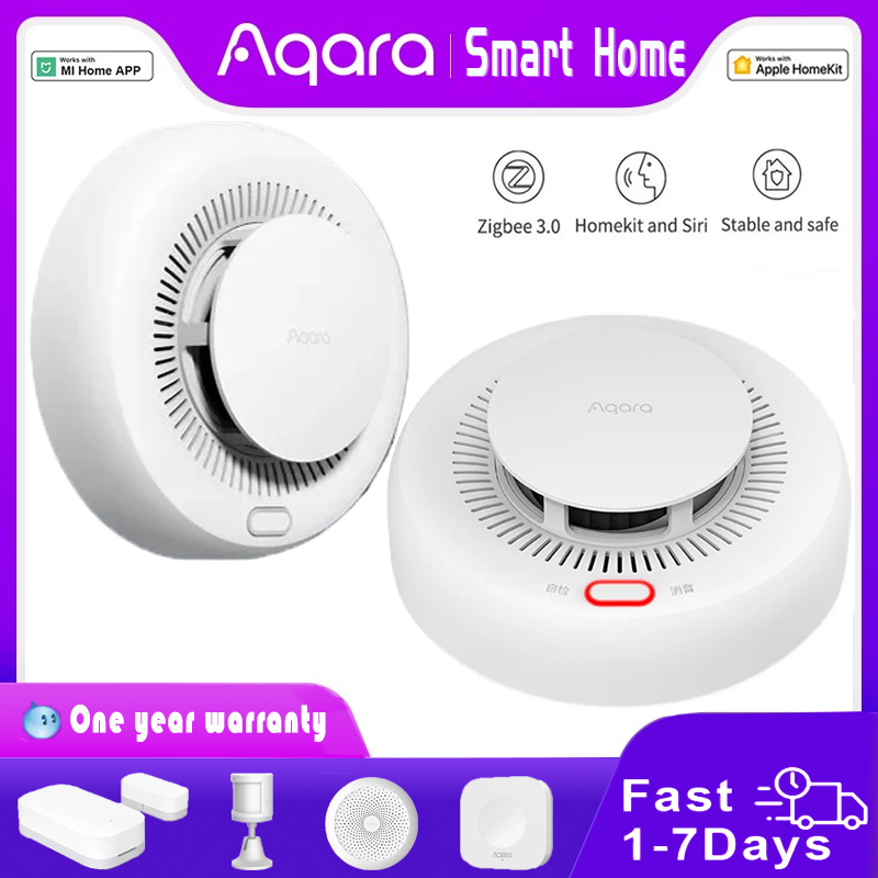 جديد Aqara كاشف الدخان زيجبي ا - مراجعة Smart Home Future وسعره