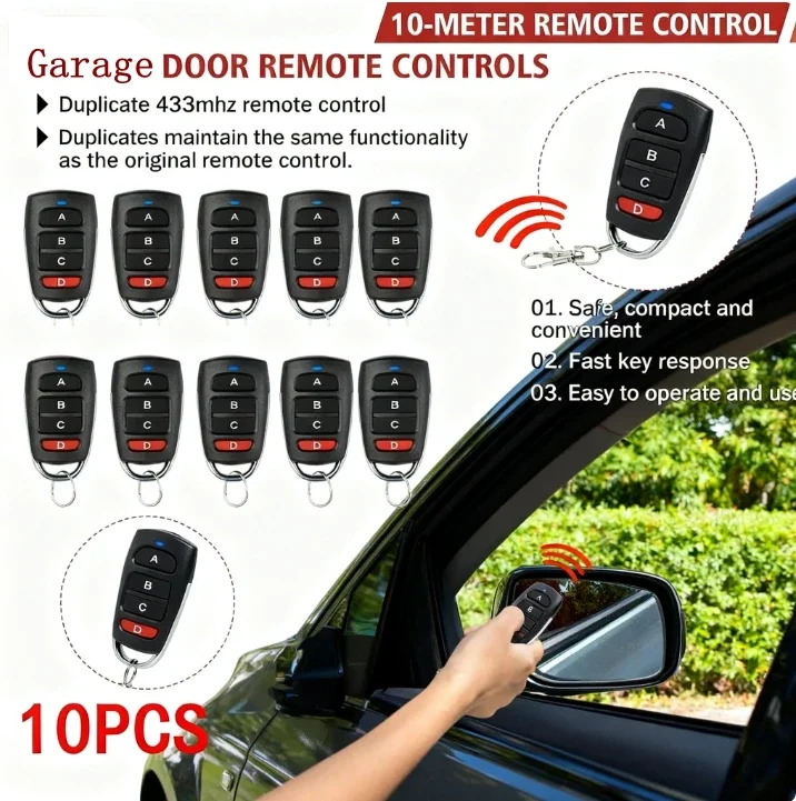 3 قطعة 433 ميجا هرتز العالمي ب - مراجعة Smart Garage Door Opener وسعره