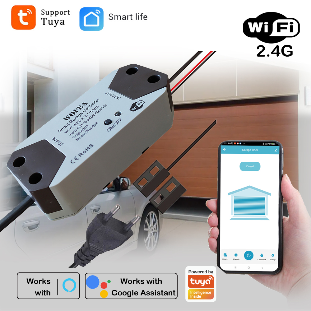 وحدة تحكم فتاحة باب المرآب الذ - مراجعة Smart Home Website وسعره