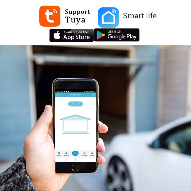 TUYA WIFI 2.4G الذكية فتحت باب - مراجعة Smart Garage Door Opener وسعره
