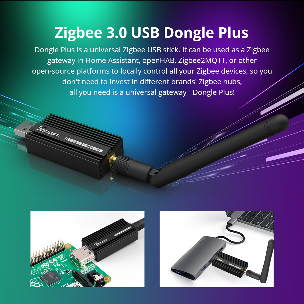 دونجل USB ذكي SONOFF Zigbee 3. - مراجعة Smart Home Website وسعره