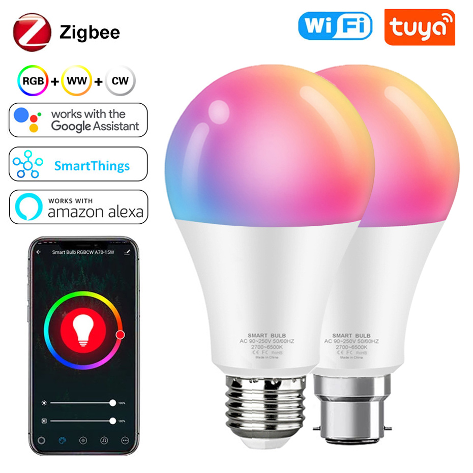 مصباح LED ذكي بتقنية Zigbee بق - مراجعة Alexa Compatible Bulb وسعره
