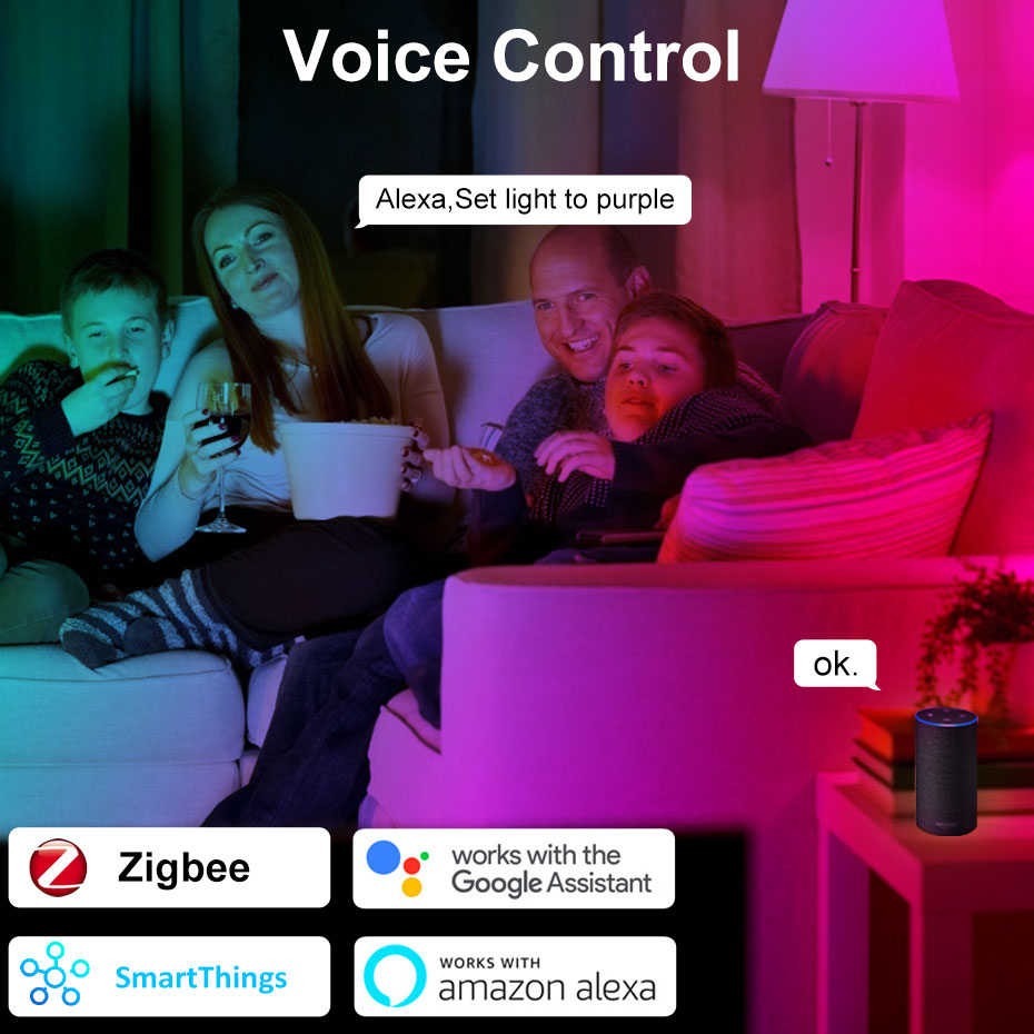 مصباح LED ذكي بتقنية Zigbee بق - مراجعة Alexa Compatible Bulb وسعره