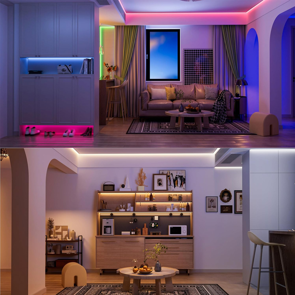 شريط إضاءة LED بتقنية WiFi من  - مراجعة Alexa Compatible Bulb وسعره