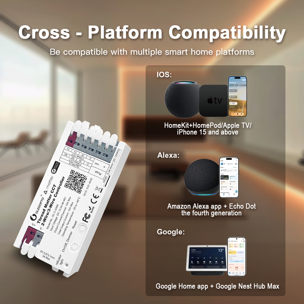 GLEDOPTO Thread Matter CCT PWM - مراجعة Alexa Compatible Bulb وسعره