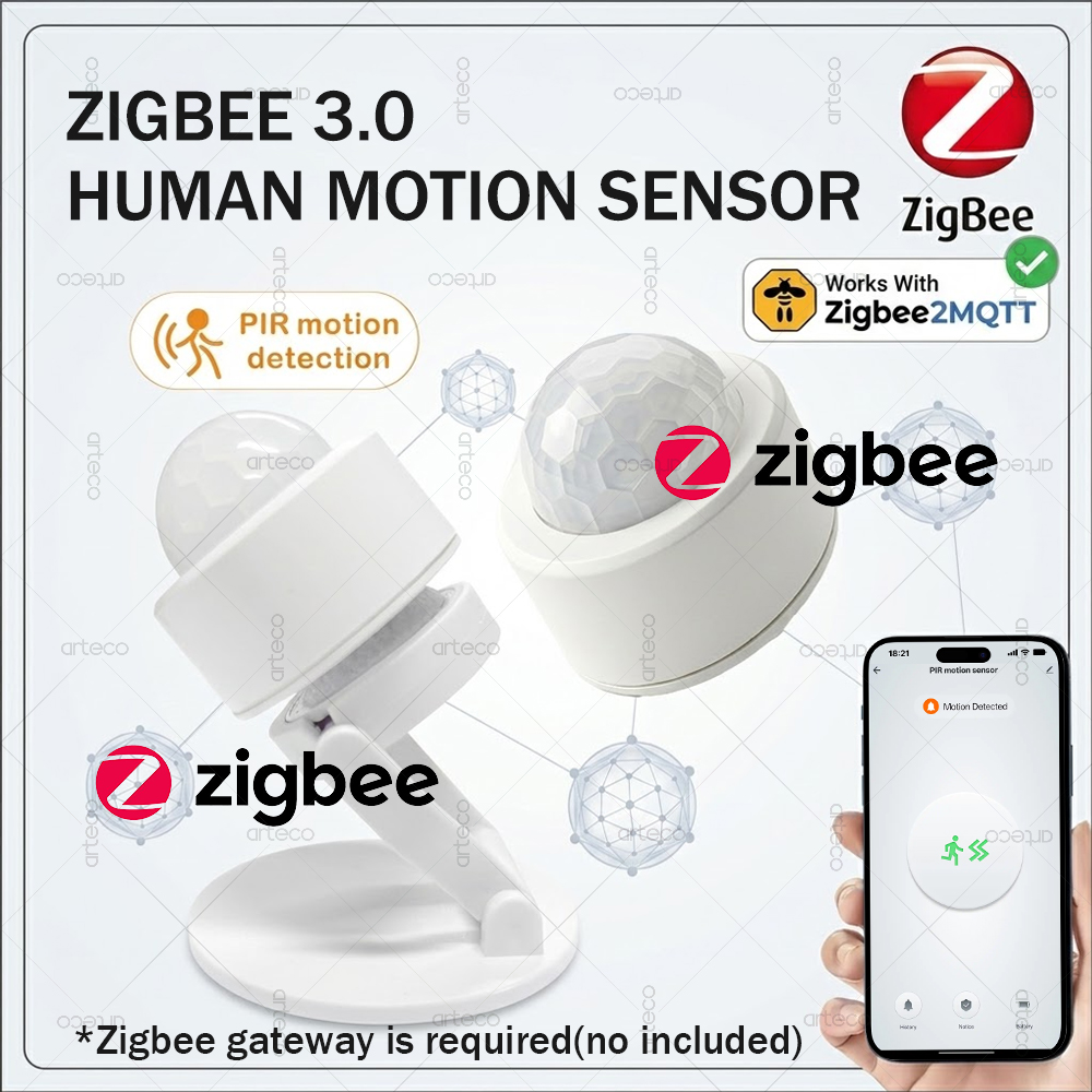 مستشعر حركة صغير بتقنية Zigbee - مراجعة Zigbee Gateway وسعره