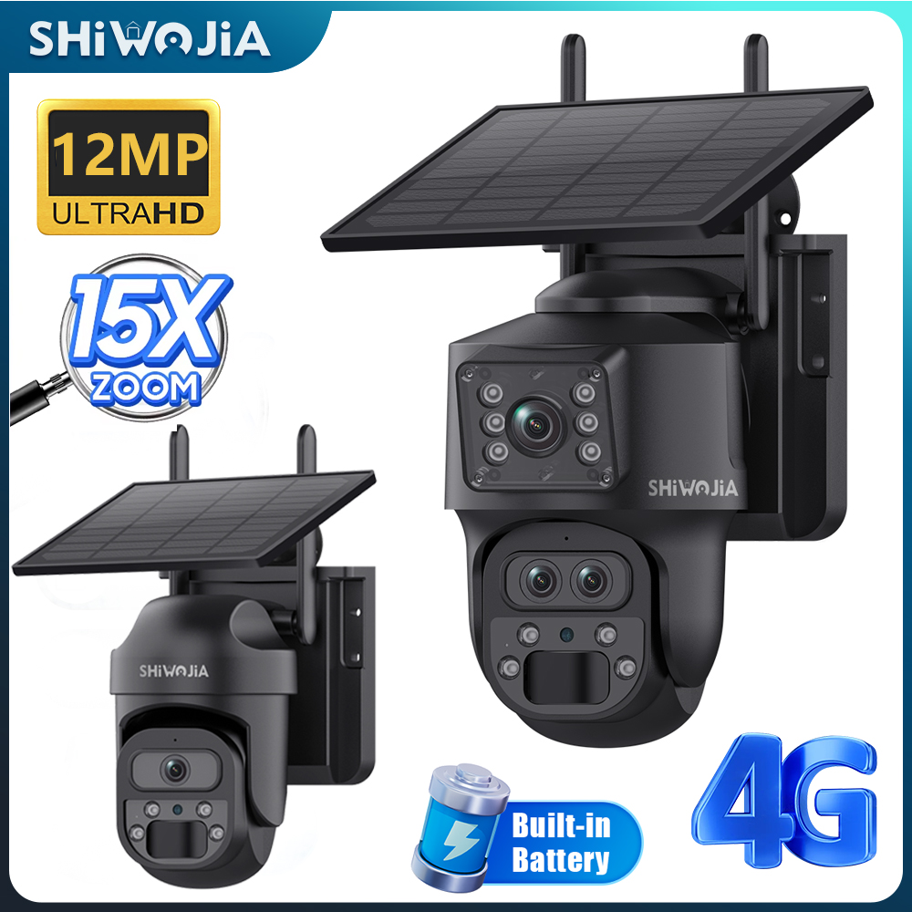 كاميرا SHIWOJIA 15X ZOOM الشمس - مراجعة Smart Home Outdoor Camera وسعره