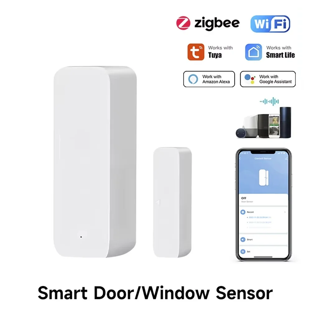 Tuya Zigbee/WiFi مستشعر نافذة  - مراجعة Zigbee Gateway وسعره