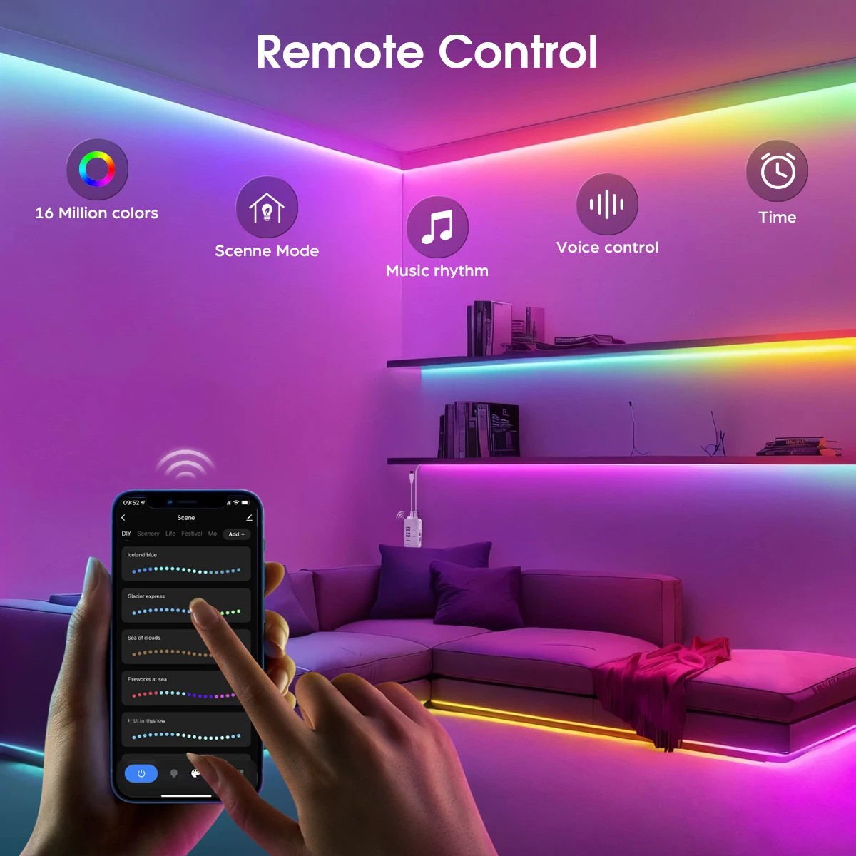 الذكية TUYA WS2811 RGB IC Drea - مراجعة Alexa Compatible Bulb وسعره