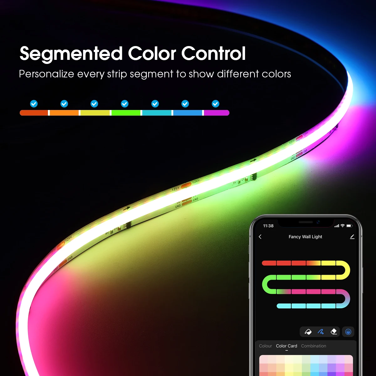 الذكية TUYA WS2811 RGB IC Drea - مراجعة Alexa Compatible Bulb وسعره