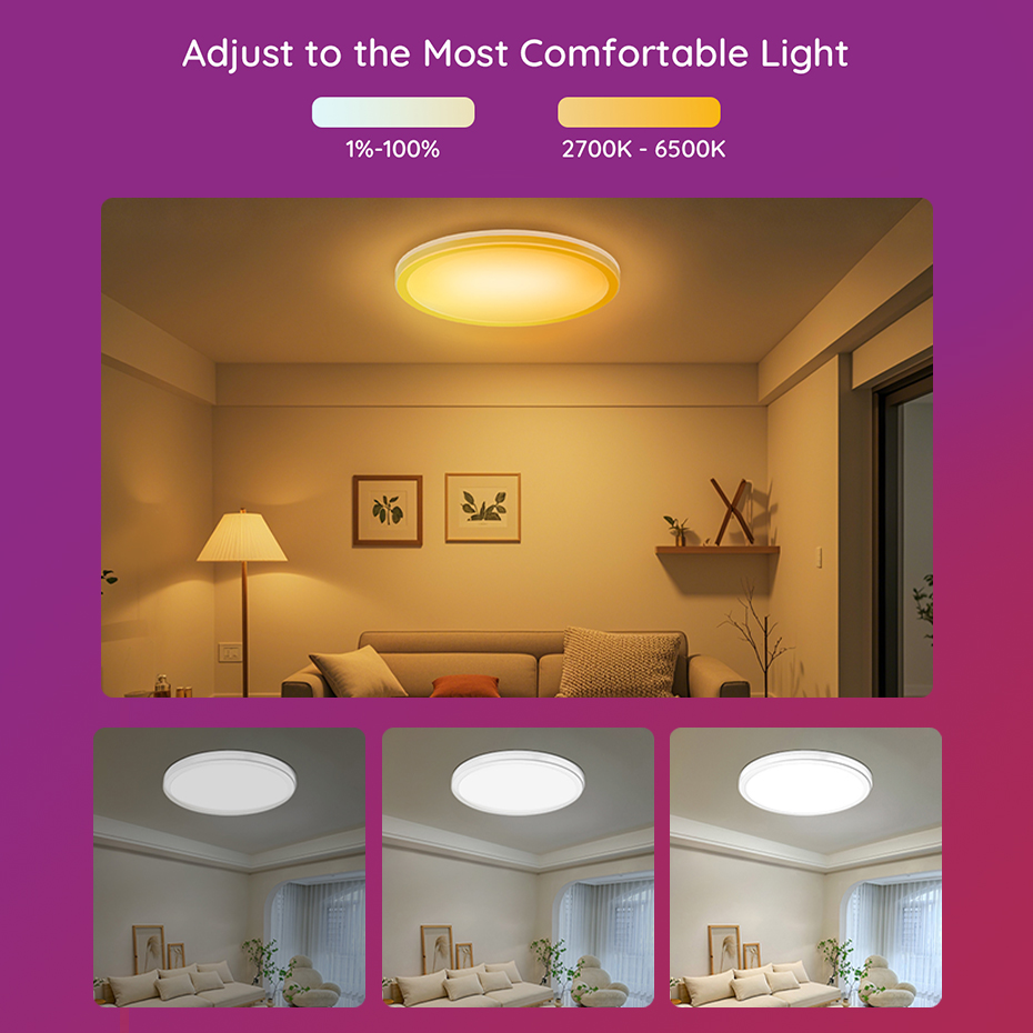 مصباح سقف ذكي LED بتقنية WiFi  - مراجعة Alexa Compatible Bulb وسعره