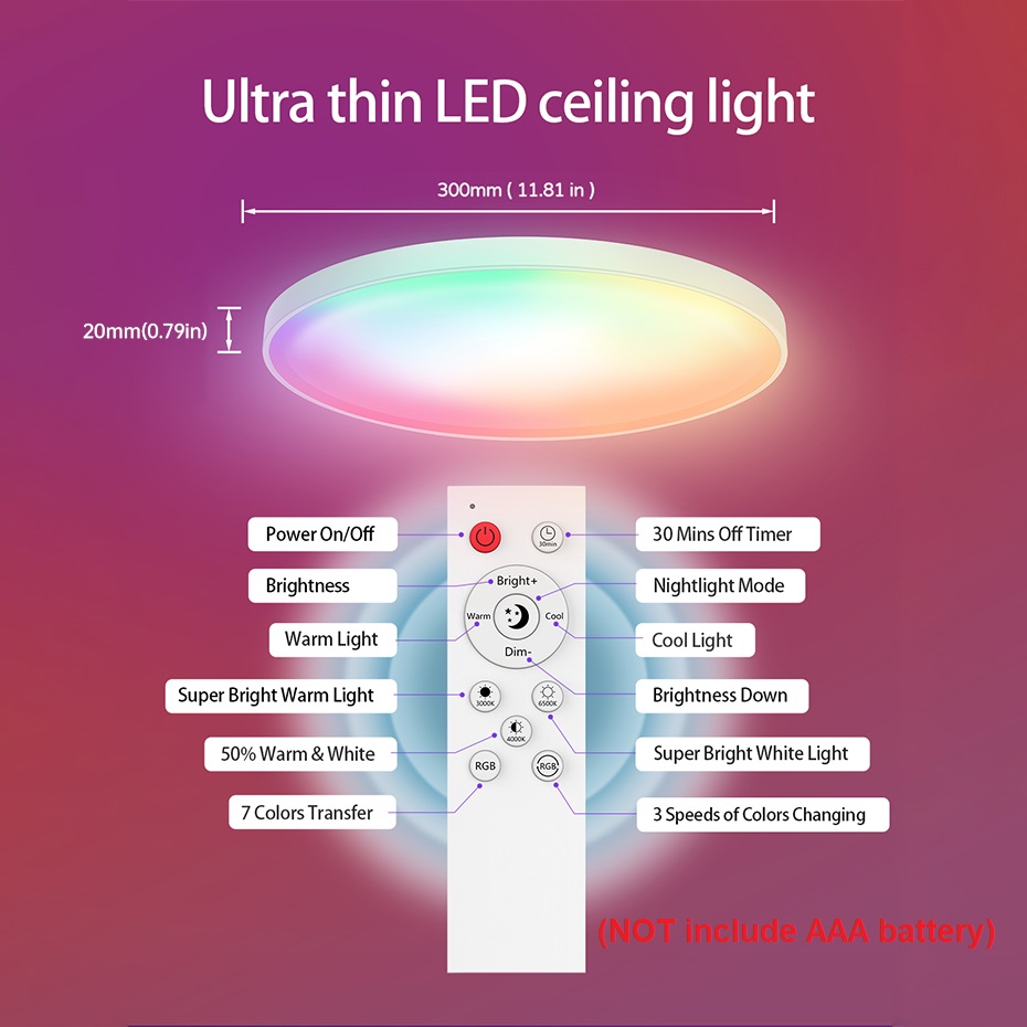 مصباح سقف ذكي LED بتقنية WiFi  - مراجعة Alexa Compatible Bulb وسعره