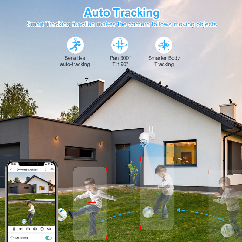 نظام كاميرا مراقبة لاسلكية سما - مراجعة Smart Home Outdoor Camera وسعره
